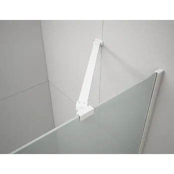 Vanová zástěna Polysan ESCA rohová vzpěra 900mm, bílá mat