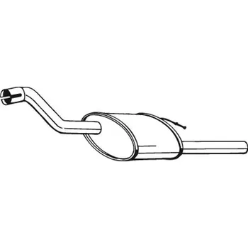 Tlumič výfuku Zadní tlumič výfuku BOSAL 154-313
