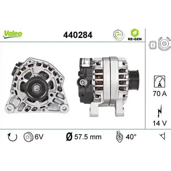 Alternátor Generátor VALEO 440284