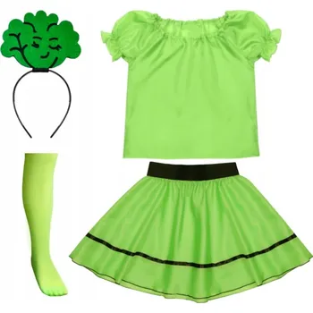 Karnevalový kostým KOSTÝM SALÁT ZELENINA PŘEVLEK SALÁTU 134-140