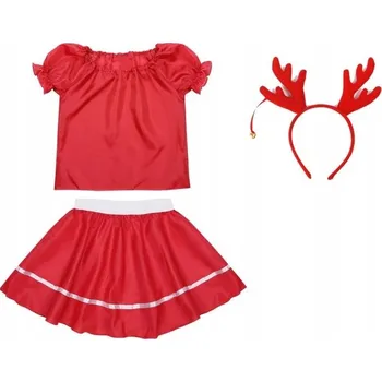 Karnevalový kostým KOSTÝM SOB RUDOLF, SUKNĚ A ČELENKA 134-140