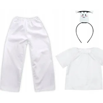 Karnevalový kostým KOSTÝM HŘÍBEK KALHOTY HALENKA BÍLÝ 134-140