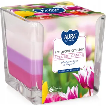 Svíčka Parafínová vonná svíčka Voňavá zahrada Aura 1 ks