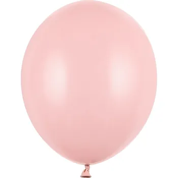 Balónek LATEXOVÝ BALÓNEK PARTY DECO STRONG PASTEL SVĚTLE RŮŽOVÝ 30 cm 1 Ks