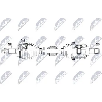 Poloosa kola Hnací hřídel - poloosa NTY NPW-TY-232