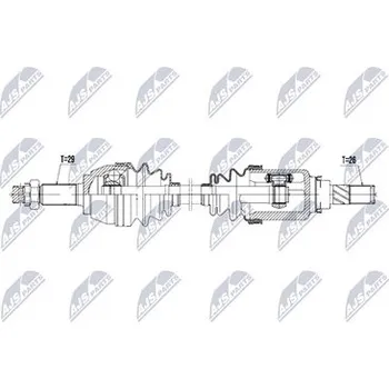 Hnací hřídel - poloosa NTY NPW-NS-207