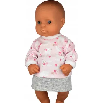 Doplněk pro panenku Oblečení pro panenku 30 cm - halenka, rovná sukýnka - oblečky - miminko