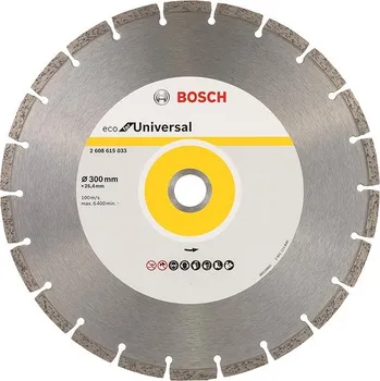 Brusný kotouč BOSCH Diamantový dělicí kotouč ECO For Universal 300 × 25,4 × 3,2 × 8 mm 2.608.615.033