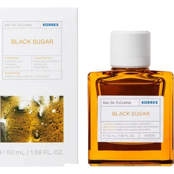 Unisex parfém Korres Black Sugar Eau De Toilette dámská toaletní voda s orientální vůní černého cukru 50 ml