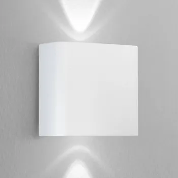 Venkovní osvětlení INTEC LED venkovní nástěnné svítidlo KLEIN, bílá, šířka 11 cm, plast 2 x 1 W LED
