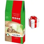 JRS Cat's Best Original (Eko Plus) dřevěné stelivo 40l + Překvapení pro kočku