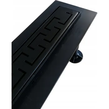 Lineární odtok 60 cm ABS nízký, s nízkou stavební výškou M03B ČERNÝ