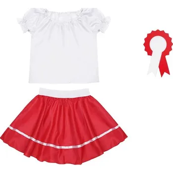 Karnevalový kostým KOSTÝM KROJ SUKNĚ HALENKA 134-140