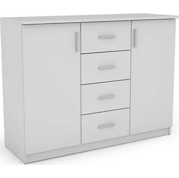 Komoda Komoda eMeblast 120 x 44 x 92 cm, bílá matná