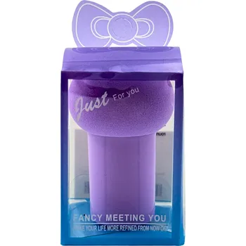 Make-up Make-up houbička s rukojetí fialová 27282-5