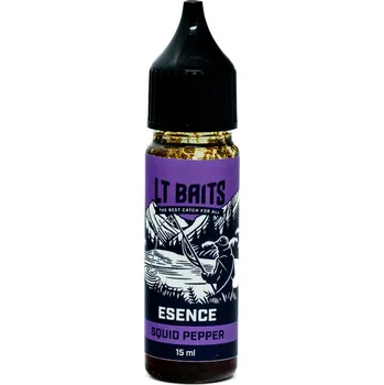 Návnadové aroma Esence LT Baits Squid Pepper 15 ml