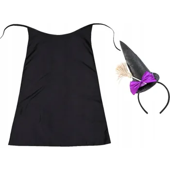 Karnevalový kostým KOSTÝM ČARODĚJKA KOSTÝM KOUZELNICE ČARODĚJKA HALLOWEEN SVATOONDŘEJSKÁ NOC S 2el