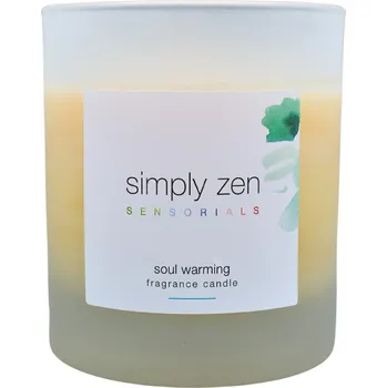 Svíčka Simply Zen Sensorials Soul Warming Fragrance Candle vonná svíčka s hřejivou vůní 240 g