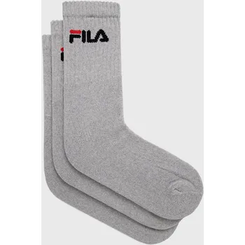 Pánské ponožky Fila - Ponožky (3-pack) F9505.D šedá 90X, vel. 43/46