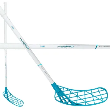 Florbalová hůl Zone floorball AIR/ONE HYBRID SL 29 OVAL white Florbalová hůl bílá / modrá, Levá (levá ruka dole), 96cm (=106cm)