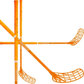 Florbalová hůl Unihoc UNILITE SUPERSKIN MID 29 orange Florbalová hůl neonově oranžová, Levá (levá ruka dole), 96cm (=106cm)