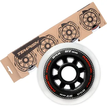 Příslušenství pro in-line Tempish Radical 4x24mm set Sada koleček (4ks) 82mm, bílá, 84A
