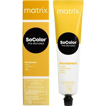 Matrix SoColor Pre-Bonded Reflect Permanent Color permanentní barva na vlasy s módními odstíny 90 ml, 7RR+