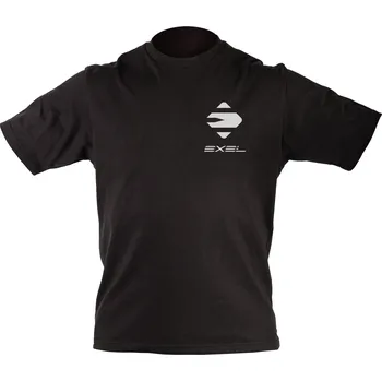 Pánské tričko Exel STREET T-SHIRT Florbalové tričko L, černá