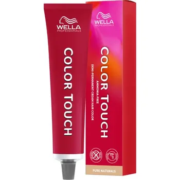 Barva na vlasy Wella Professionals Color Touch Pure Naturals Vegan vegan demi-permanentní barva na vlasy 60 ml, 10/01 Lightest Blonde Natural Ash
