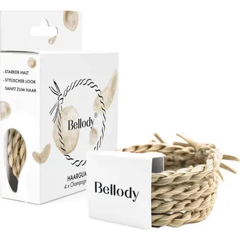 Bellody Original Hair Ties gumičky do vlasů 4 ks, Champagne Beige