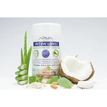 Kosmetika pro psa ARAVA Vlhčené bylinné ubrousky na oční okolí Arava