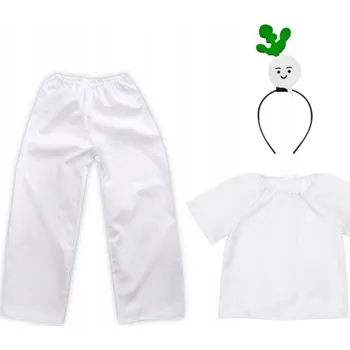 Karnevalový kostým KOSTÝM SUCHÝ ZIP KALHOTY HALENKA ČELENKA 98-110 4el