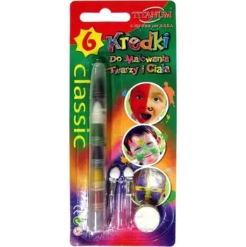 Pastelka Titanum Pastelky na malování na obličej 6 ks