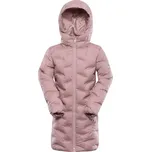 Dětský hi-therm kabát s impregnací ALPINE PRO AWEDO růžová 164-170