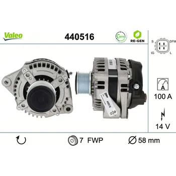 Alternátor Generátor VALEO 440516