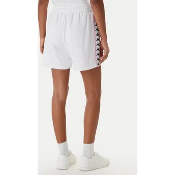 Kappa Sportovní kraťasy Banda Ivissa 361R6NW Bílá Regular Fit S