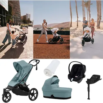 Kočárek CYBEX Avi Spin Kočárek trojkombinace Stormy Blue