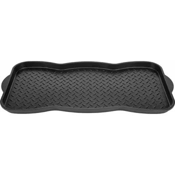 Rohožka Home Styling Collection Protiskluzová rohož na boty 73 x 38 cm černá