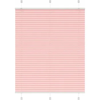 Roleta VidaXL Roleta plisé růžová 105 x 100 cm Šířka tkaniny 104,4 cm