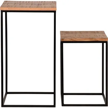 Konferenční stolek LABEL51 Set 2 odkládacích stolků VINTAGE JP-46.050