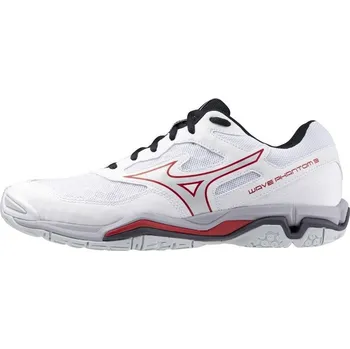 Pánská sálová obuv Mizuno WAVE PHANTOM 3 X1GA226096 Sálová obuv White / Salsa / Black, UK 11,5, EU 46,5, US 12,5, 30,5 cm