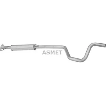 Zadní díl výfuku Střední díl výfuku ASMET 30.009