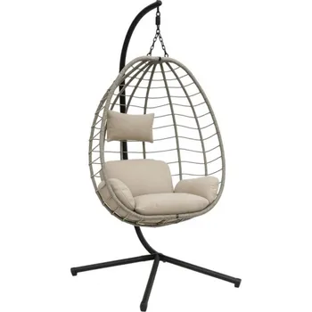 Zahradní houpačka JAKS Závěsné houpací křeslo šedé