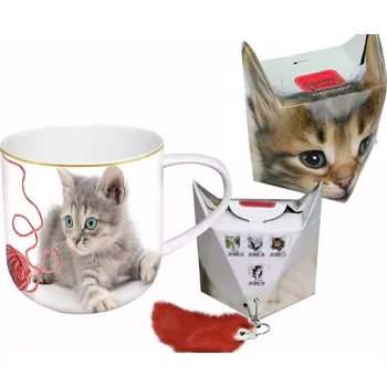 Hrnek Carmani kočky porcelán 500 ml