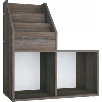 Knihovna Regál VidaXL 30 x 71 x 78,5 cm šedý