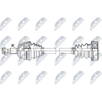 Poloosa kola Hnací hřídel - poloosa NTY NPW-VW-214