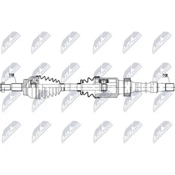 Hnací hřídel - poloosa NTY NPW-MZ-125