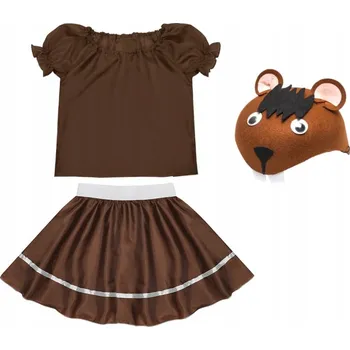 Karnevalový kostým Kostým bobr twojestroje_pl vel. 12 128