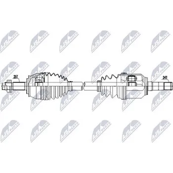 Poloosa kola Hnací hřídel - poloosa NTY NPW-FT-101