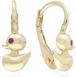 MOISS náušnice ze žlutého zlata KAČENKA